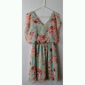 Candies Floral Mini Dress Sz Medium